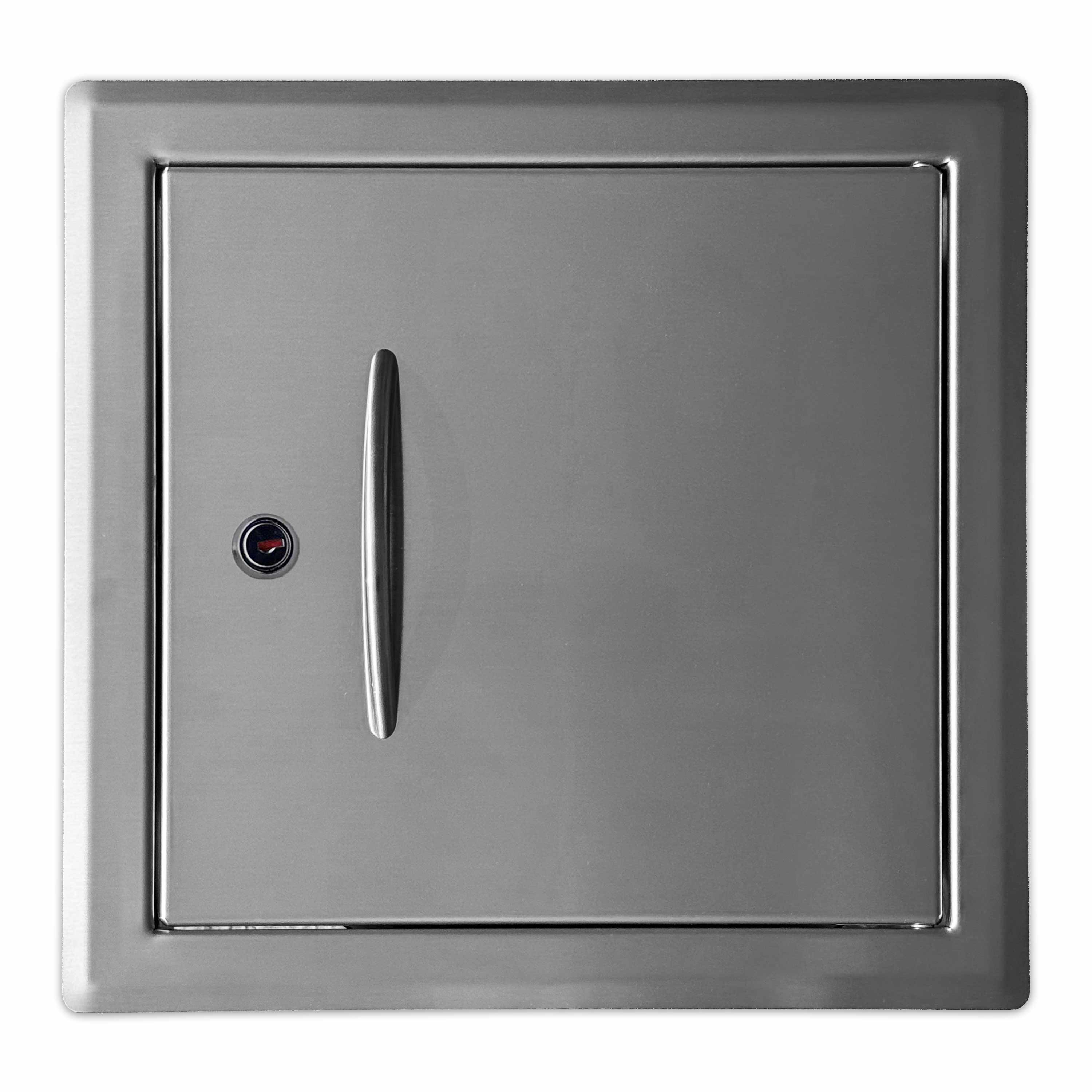 Kippmulde Metall - Edelstahl - schmaler Rahmen - 300x300 mm