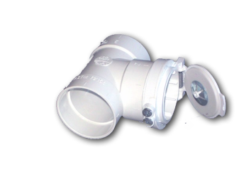 Rohrsaugdose mit Steuerleitungsanschluss