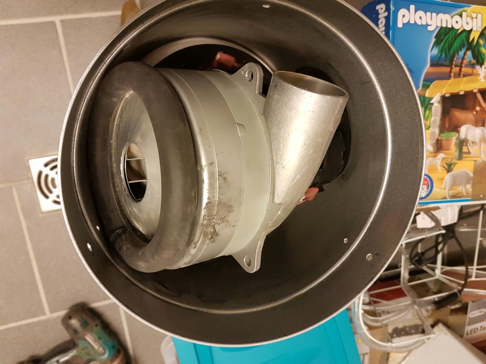 Motor mit 2 Turbinen Boden-Tromp. für Genialvac- Cyclovac- Crossvac-Mod. 5700, Globaltek usw.