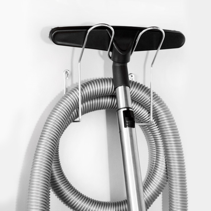 Schlauchhalter verchromt mit Einhängegabel