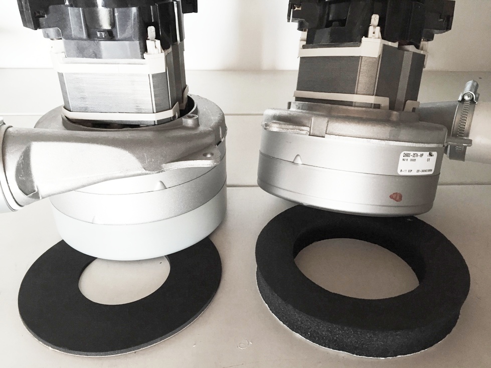 Dichtung für Zentralstaubsauger - Motoren