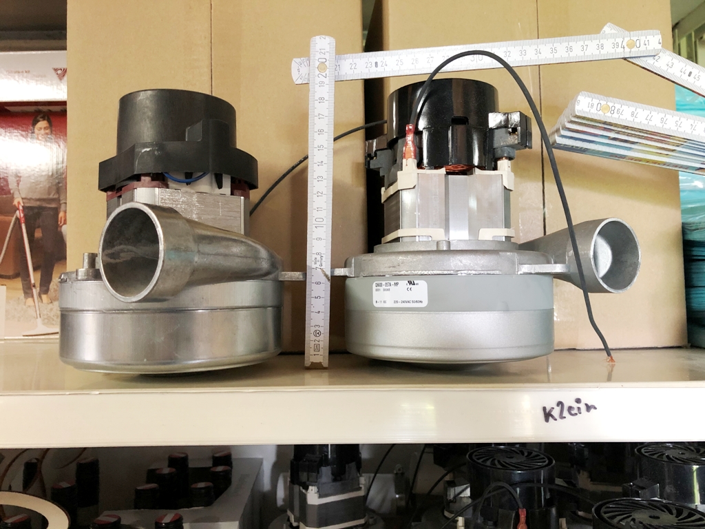 Motor mit 2 Turbinen Boden-Tromp. für Genialvac- Cyclovac- Crossvac-Mod. 5700, Globaltek usw.