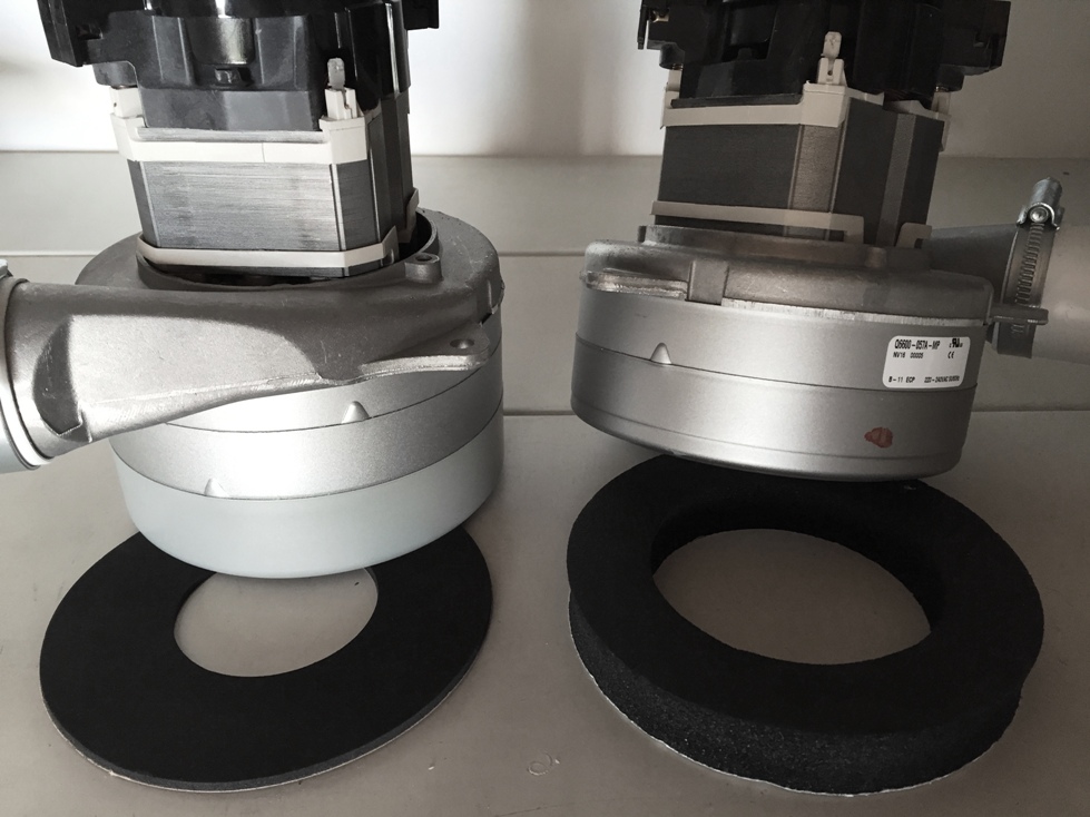 Motor mit 3 Turbinen - Boden Tromp. für Genialvac- Cyclovac- Crossvac, Globaltek usw.