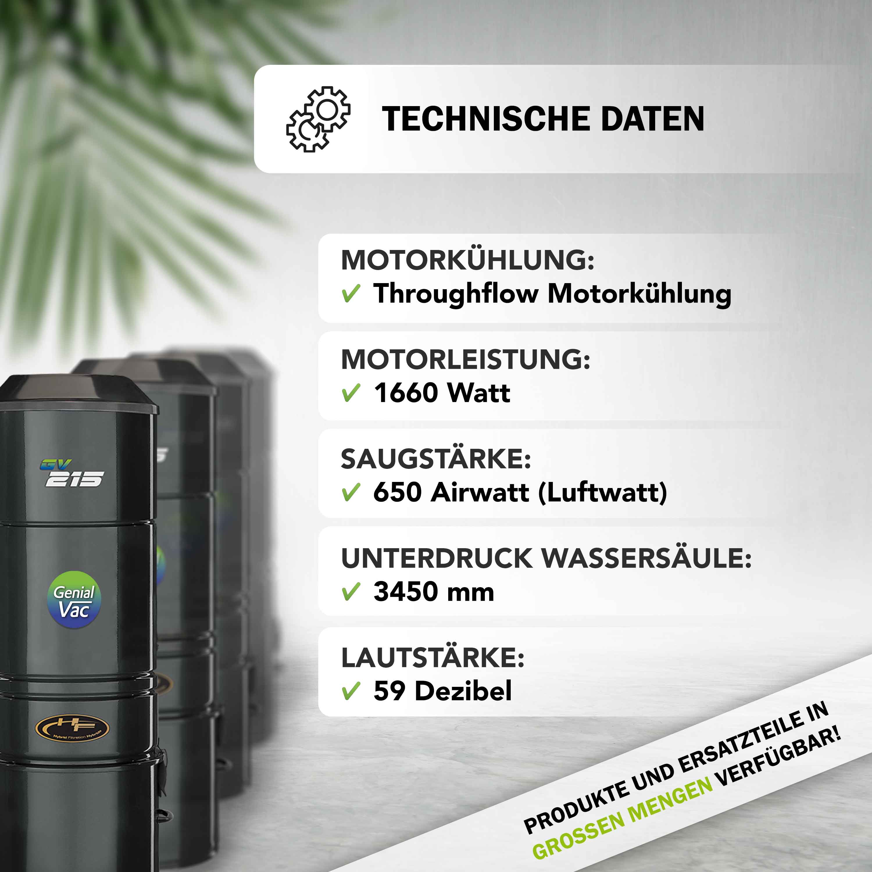 Set-Angebot GV215 + Schlauchset mit Ein-Aus in versch. Längen + 25 Jahre Hersteller-Garantie GRATIS dazu!