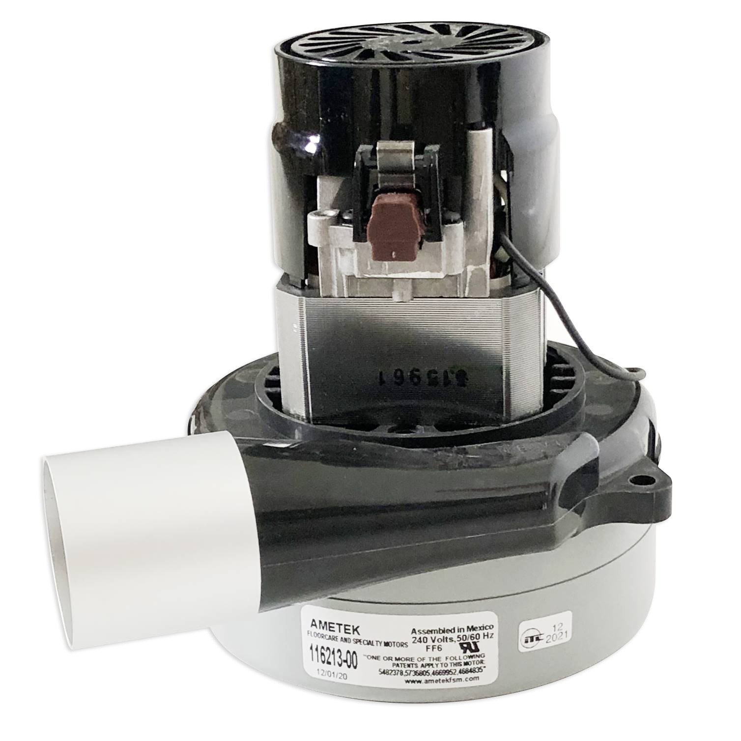 Motor für H2025 oben, 14 cm Ametek