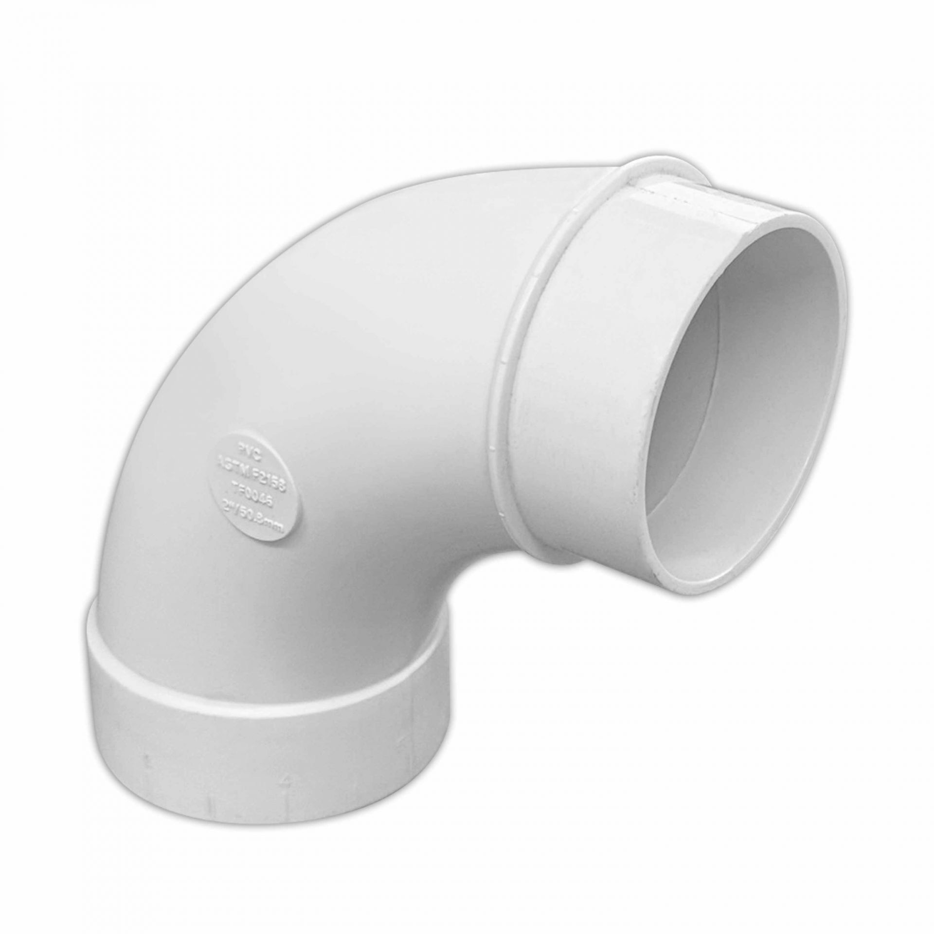 Bogen 90° spigot - m/W